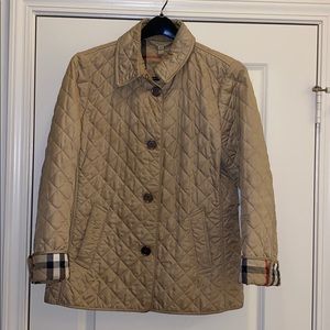 Burberry Quilted Jacket with Adjustable Waist